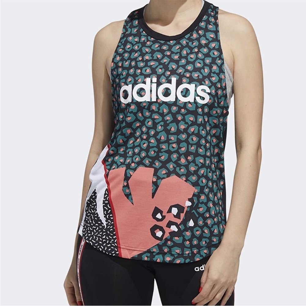 EUC Adidas Women's Graphic Tank Top - Small